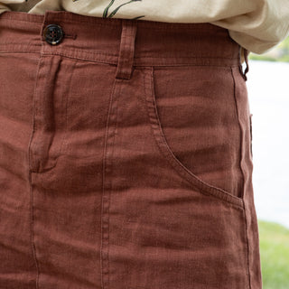 Surpluss Linen Skirt