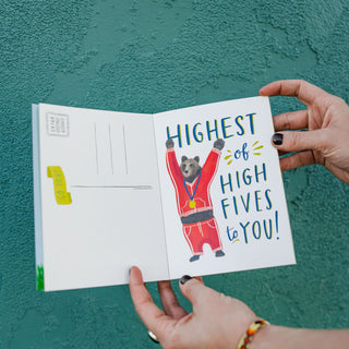 Pep Talk Postcard Book