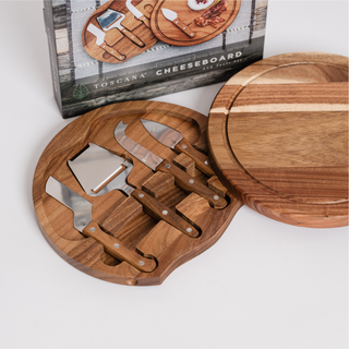 Acacia Circo Cheese Cutting Board & Tools Set