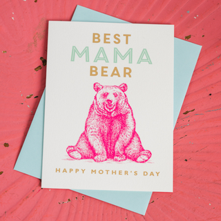 Best Mama Bear Mother’s Day Card