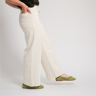 Chelsea Wide Leg Jean French Vanilla