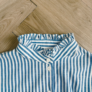 Holland Poplin Striped Blouse