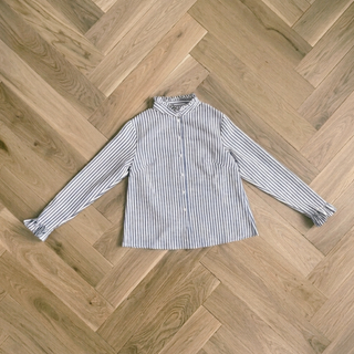 Holland Poplin Striped Blouse