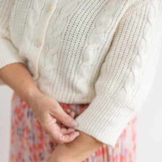 Fuzzy Cable Cardi