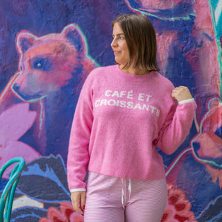 Cafe Et Croissants Sweater