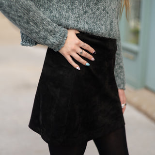 Ciera Suede Skirt