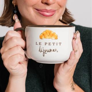 Latte Mug Le Petit Dejeuner