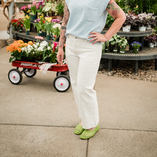 Marine Cropped Jeans