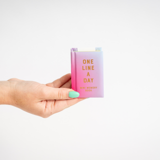 One Line A Day Tiny Memory Book Glow