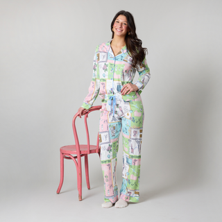 Whimsy Graphic Print Pajamas