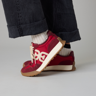 Langley Red Suede Sneaker