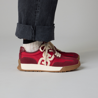 Langley Red Suede Sneaker