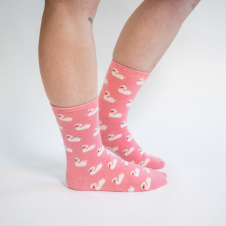 Swan Crew Pink