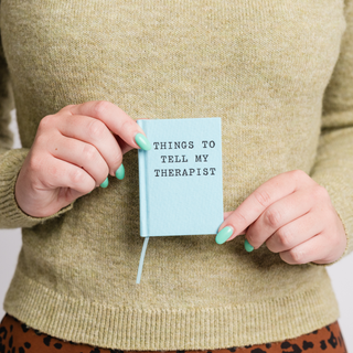 Things to Tell My Therapist Notebook