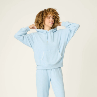 Western Blooms Dream Blue Hoodie