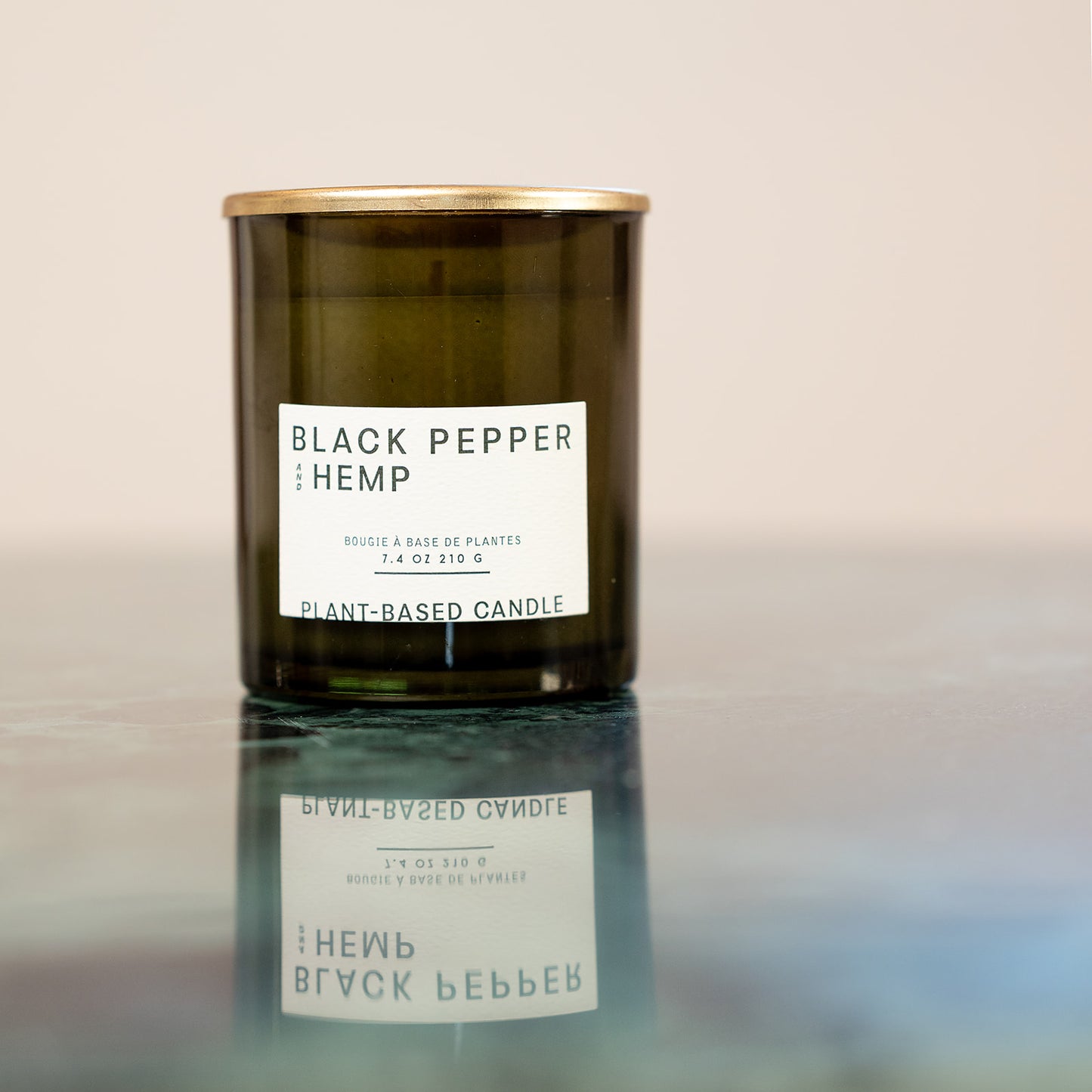 Black Pepper Hemp Candle Jar