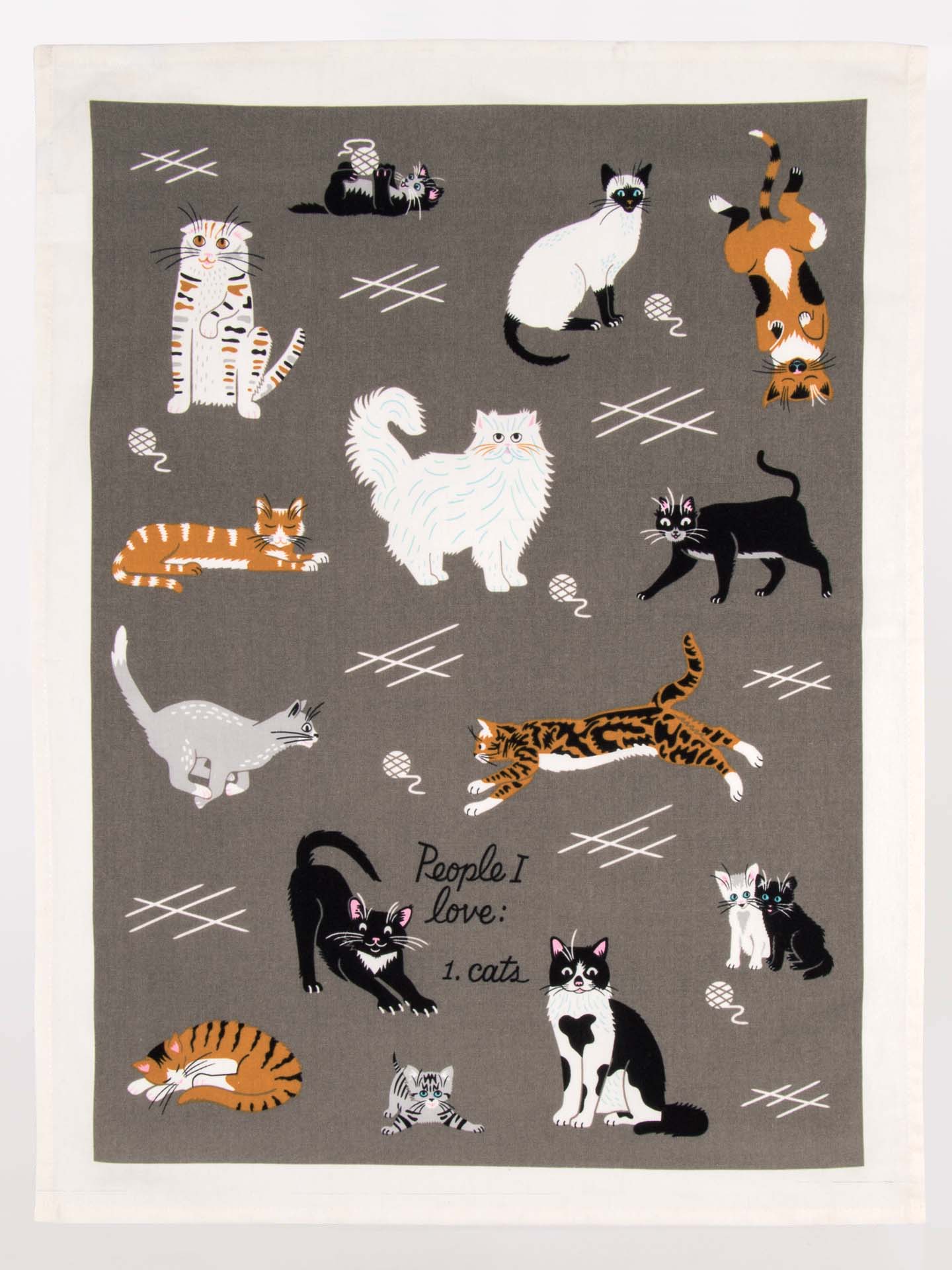Cat and Dog People Dish Towels